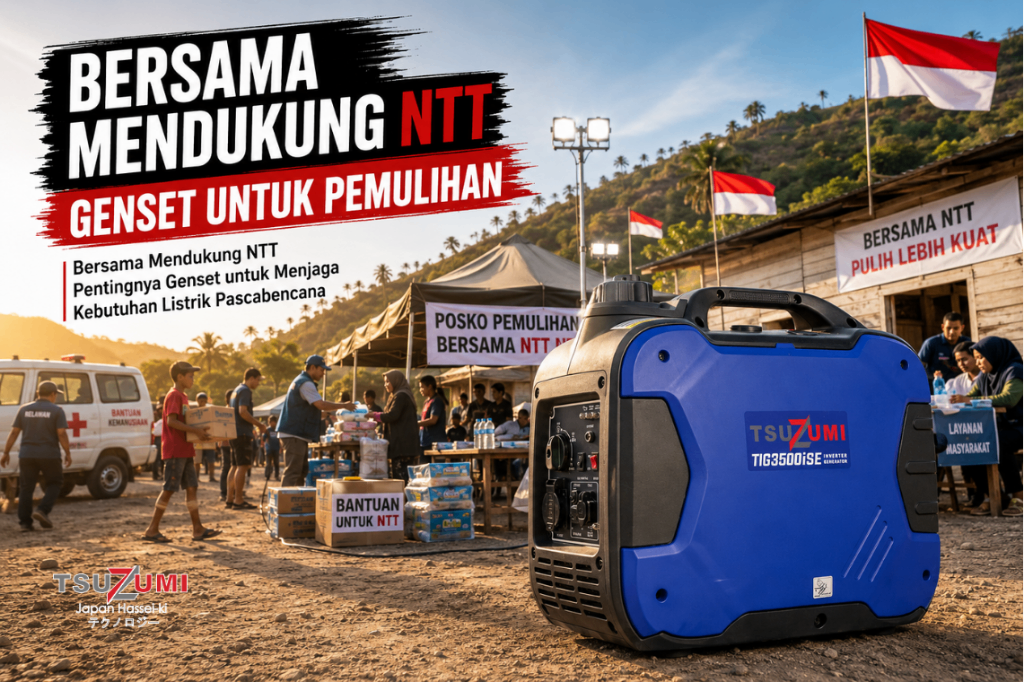 Bersama Mendukung NTT Pentingnya Genset untuk Menjaga Kebutuhan Listrik Pascabencana